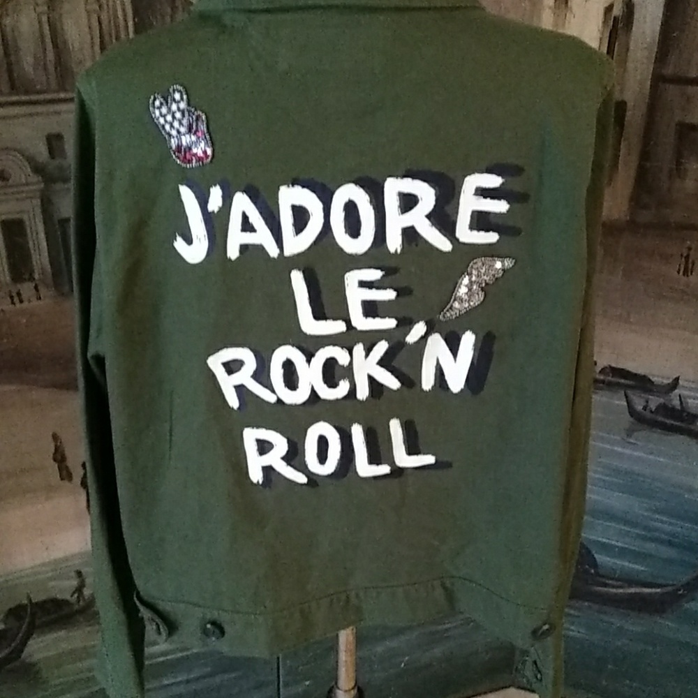 Olive green jacket